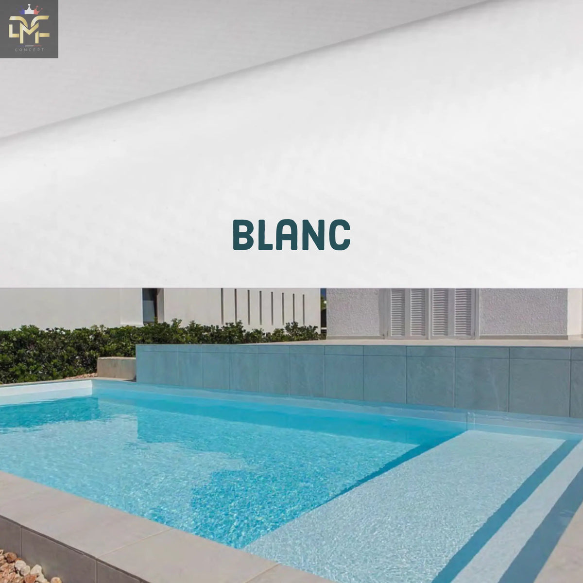Liner PVC armé 150/100e Uni avec vernis Renolit Alkorplan 2000 BLANC